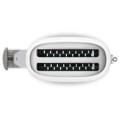 4. SMEG 50'Style Toaster White TSF02WHEU