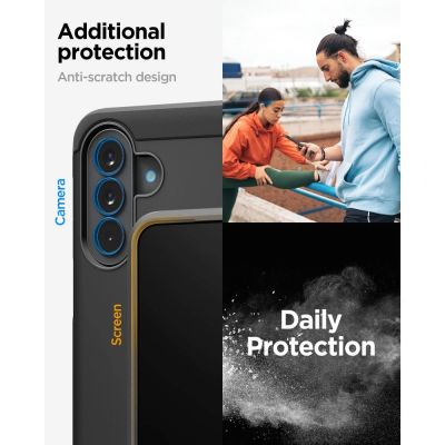14. Spigen Tough Armor Case for Samsung Galaxy A57 5G - Black