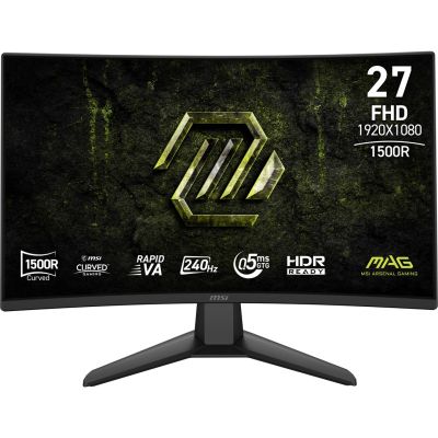 2. MSI MAG 274CF X24 computer monitor 68.6 cm (27") 1920 x 1080 px Full HD Black