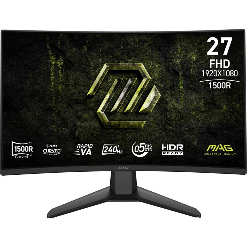 2. MSI MAG 274CF X24 computer monitor 68.6 cm (27") 1920 x 1080 px Full HD Black
