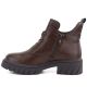 7. Women's brown leather ankle boots on the platform M.Daszyński SFY2502-11ac