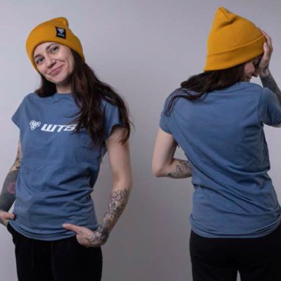 WTB women's TEAM T-shirt blue L
