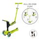 2. Three-wheeled scooter with a ride-on seat GO•UP SPORTY LIGHTS (452-606-4 S)