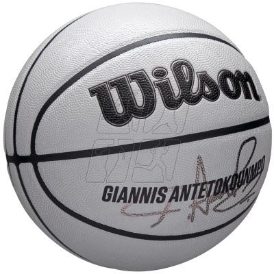 2. Wilson NBA Player Icon Uv Bskt Giannis Basketball Ball WZ4030901XB