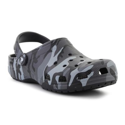 CROCS CLASSIC CAMOUFLAGE CLOG BLACK/SLATE GRAY 211936-0DD