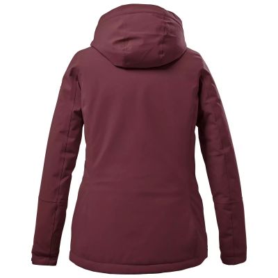 3. Killtec KOW 170 WMN JCKT women's hooded coat burgundy (38030/445)