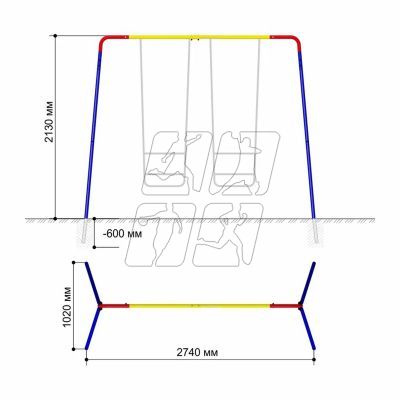 6. Gardenluxus double swing frame