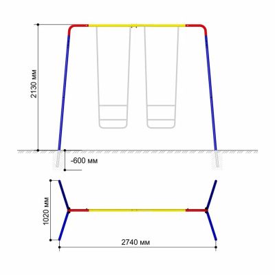 6. Gardenluxus double swing frame