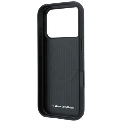 7. BMW M Quadrille Kevlar Tricolor & Metal Logo MagSafe Case for iPhone 17 Pro / 18 Pro - Black