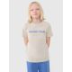 Boy's cotton T-shirt 4F 4FJWSS25TTSHM2186-12S