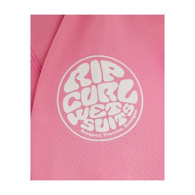 4. Girls' Lycra RIP CURL Classic Surf Ls Rashvest-Girl pink