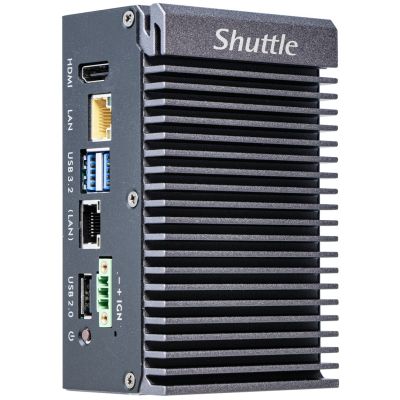 8. Shuttle Edge PC SPCEL03 PC Size 0.46L Black x6413E Intel SoC BGA 1493 1.5 GHz