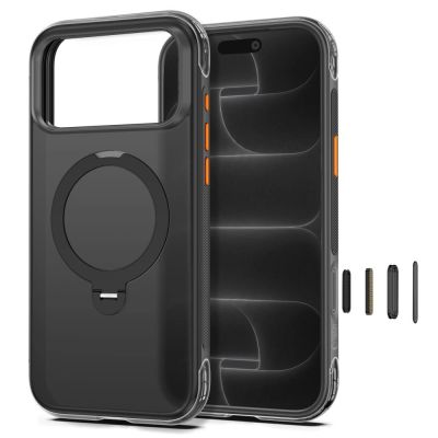 3. Tech-Protect MagAir Stand MagSafe CC Case for iPhone 18 Pro Max / 17 Pro Max - Matte Black