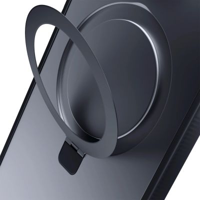 4. 3mk Smoke Case Mag&Stand for Apple iPhone 16 plus - transparent