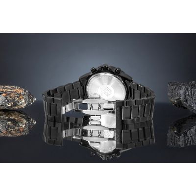 6. Men's Watch Giewont Chronograph Sapphire Black GW9460-B1