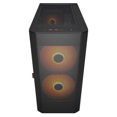 3. COUGAR CGR-5YA6B-RGB Midi Tower PC Case, Black
