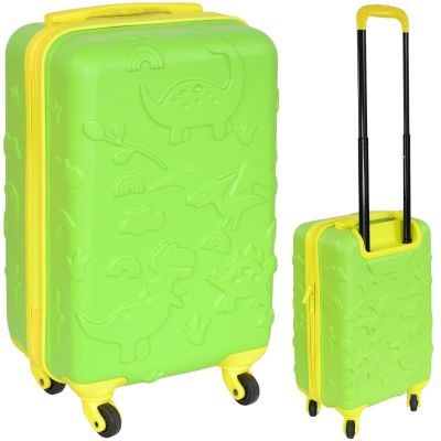 5. PROWORLD KID CABIN TRAVEL SUITCASE 18 INCHES - GREEN (DINO)