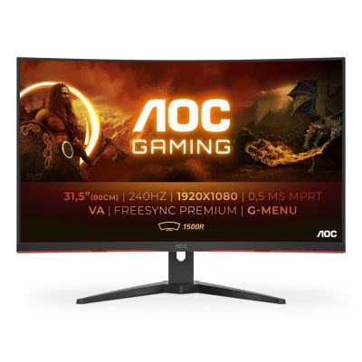 AOC LED MONITOR 32" C32G2ZE/BK