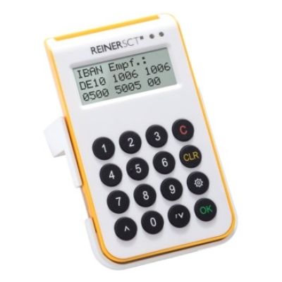 5. Reiner SCT cyberJack one USB chip card reader White, Yellow