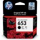 HP Black Ink Cartridge HP 653, HP653=3YM75AE, 360 pages