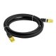 4. LANBERG CAT.6A S/FTP LSZH CU 1M BLACK PATCH CORD FLUKE PASSED
