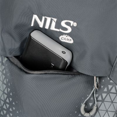 13. NC1925 GRAY WAYFARER 35L NILS CAMP TRAVEL BACKPACK