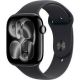 Apple Watch Series 11 GPS 46mm Jet Black Aluminum Case with Black Sport Band - M/L