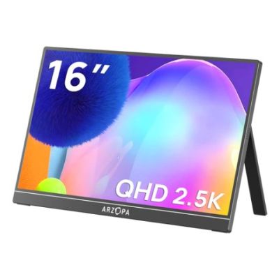 Arzopa Z1RC 16 computer monitor 40.6 cm (16") 2560 x 1600 px 2.5K Black