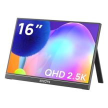 Arzopa Z1RC 16 computer monitor 40.6 cm (16") 2560 x 1600 px 2.5K Black