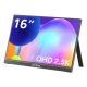 Arzopa Z1RC 16 computer monitor 40.6 cm (16") 2560 x 1600 px 2.5K Black