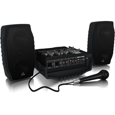 7. Behringer PPA200 PA system 200 W floor standing PA system Black