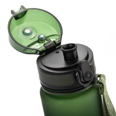 17. Meteor 500 ml sports bottle dark green