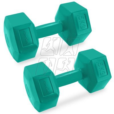 3. Spokey Monster dumbbells 2x 5 kg SPK-943622