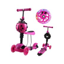 BALANCE SCOOTER 3IN1 ENERO BIEDRONKA PINK