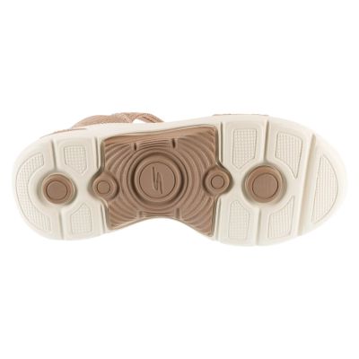 4. Skechers Slip-Ins: GO Walk Arch Fit 2.0 Sandals – Kennedy 140844-TAN Beige 36