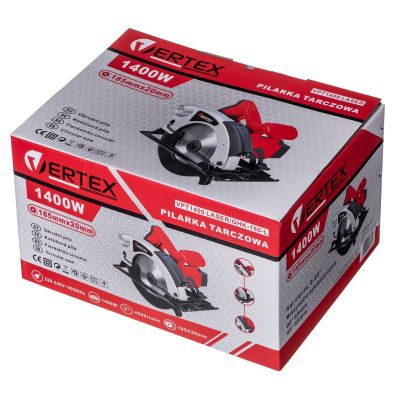 6. VERTEX CIRCULAR SAW 185mm/1400W LASER