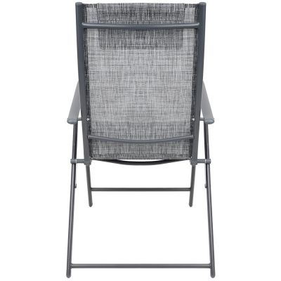22. GARDEN CHAIR 57x68x106CM 2xTEXTLINE 7-POSITION WITH HEADREST SET OF 2 PCS
