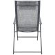 22. GARDEN CHAIR 57x68x106CM 2xTEXTLINE 7-POSITION WITH HEADREST SET OF 2 PCS