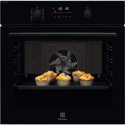 Steam oven with steam function SteamBake ELECTROLUX EOD6F77WZ black cleaning catalysis soft closing