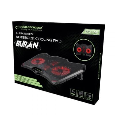 4. ESPERANZA GAMING COOLING STAND BURAN EGC102