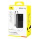 7. Baseus Bipow 2 10000mah 20W Powerbank with Digital Display with Built-in USB-C Cable - Black