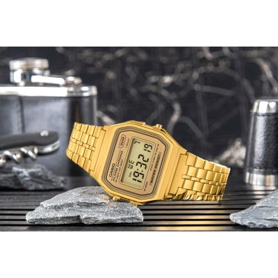 6. CASIO Vintage A158WETG-9AEF watch + BOX