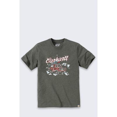Carhartt Dearborn Holiday BASIL HEATHER T-Shirt