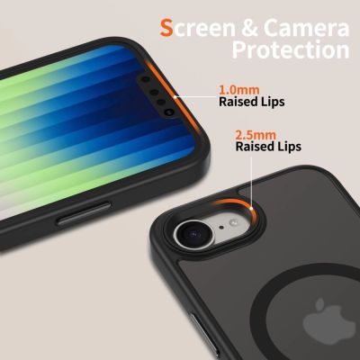 3. Tech-Protect MagMat MagSafe Case for iPhone 16e / 17e - Matte Black