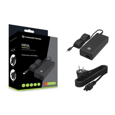 5. CONCEPTRONIC Ladegerät 1Port GaN USB-C SS 100WPD3.0/PPS sw