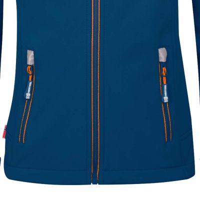 4. Trollkids Kids Trollfjord Jacket with hood, blue (161-142)