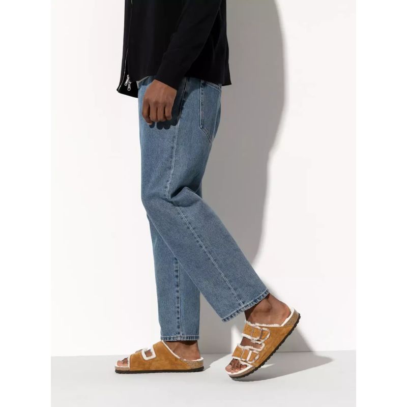 14. Birkenstock Arizona Shearling Mink W 1001135 Flip-Flops