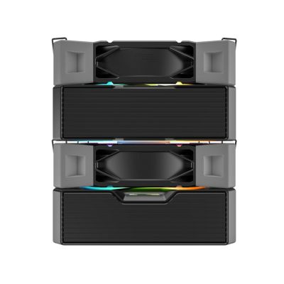 6. Montech NX600 ARGB Processor Air Cooler 12 cm Black 1 pc.