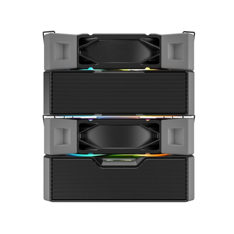 6. Montech NX600 ARGB Processor Air Cooler 12 cm Black 1 pc.