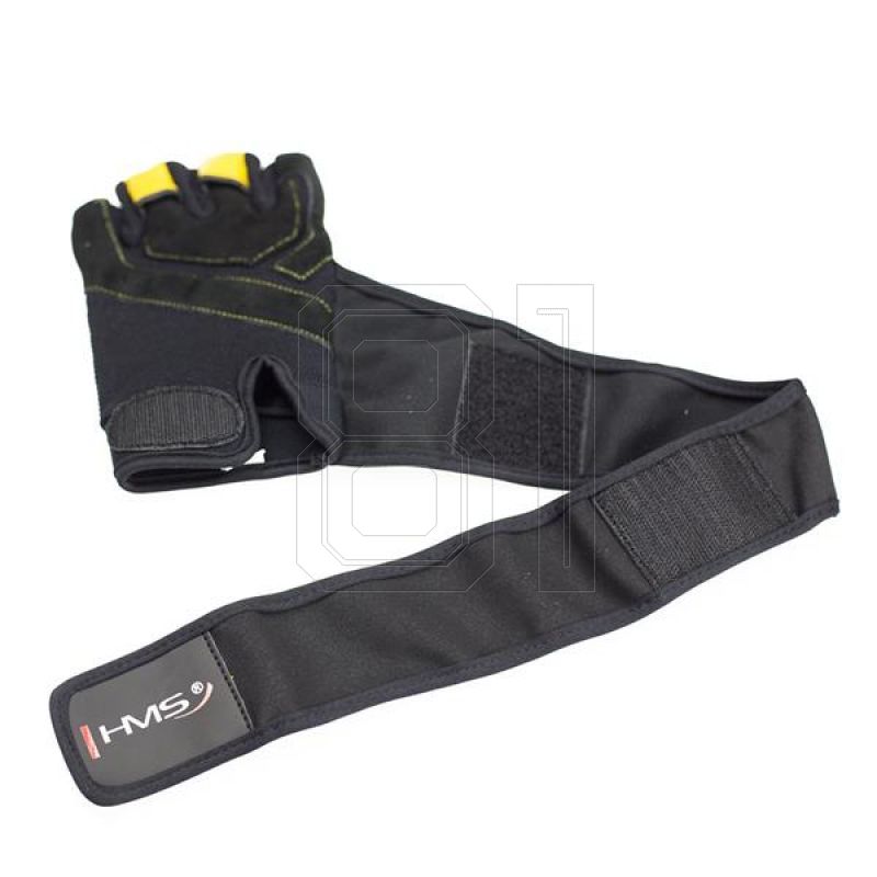 27. Black / Yellow HMS RST01 rM gym gloves